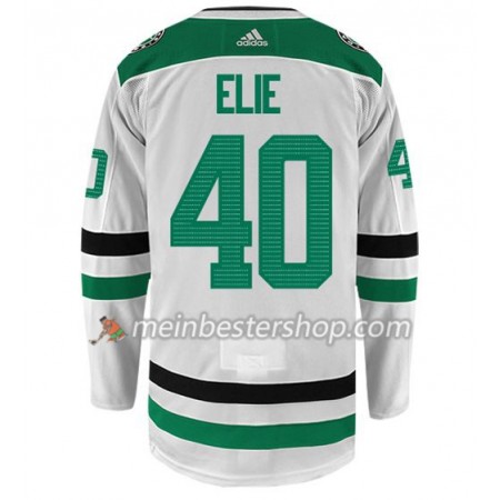 Dallas Stars REMI ELIE 40 Adidas Weiß Trikot Authentic - Herren